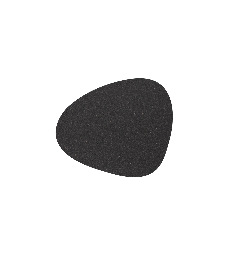 Curve Leather Placemats - Core Black