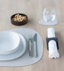 Curve Leather Placemats - Serene Cream