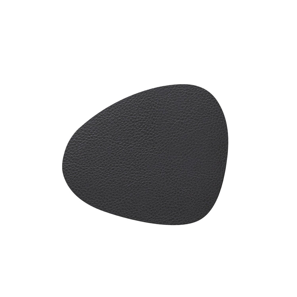 Curve Leather Placemats - Serene Anthracite