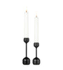 Silhouette Candle Holder - Black Steel