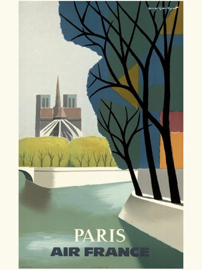 Poster - Air France Paris (Notre Dame)