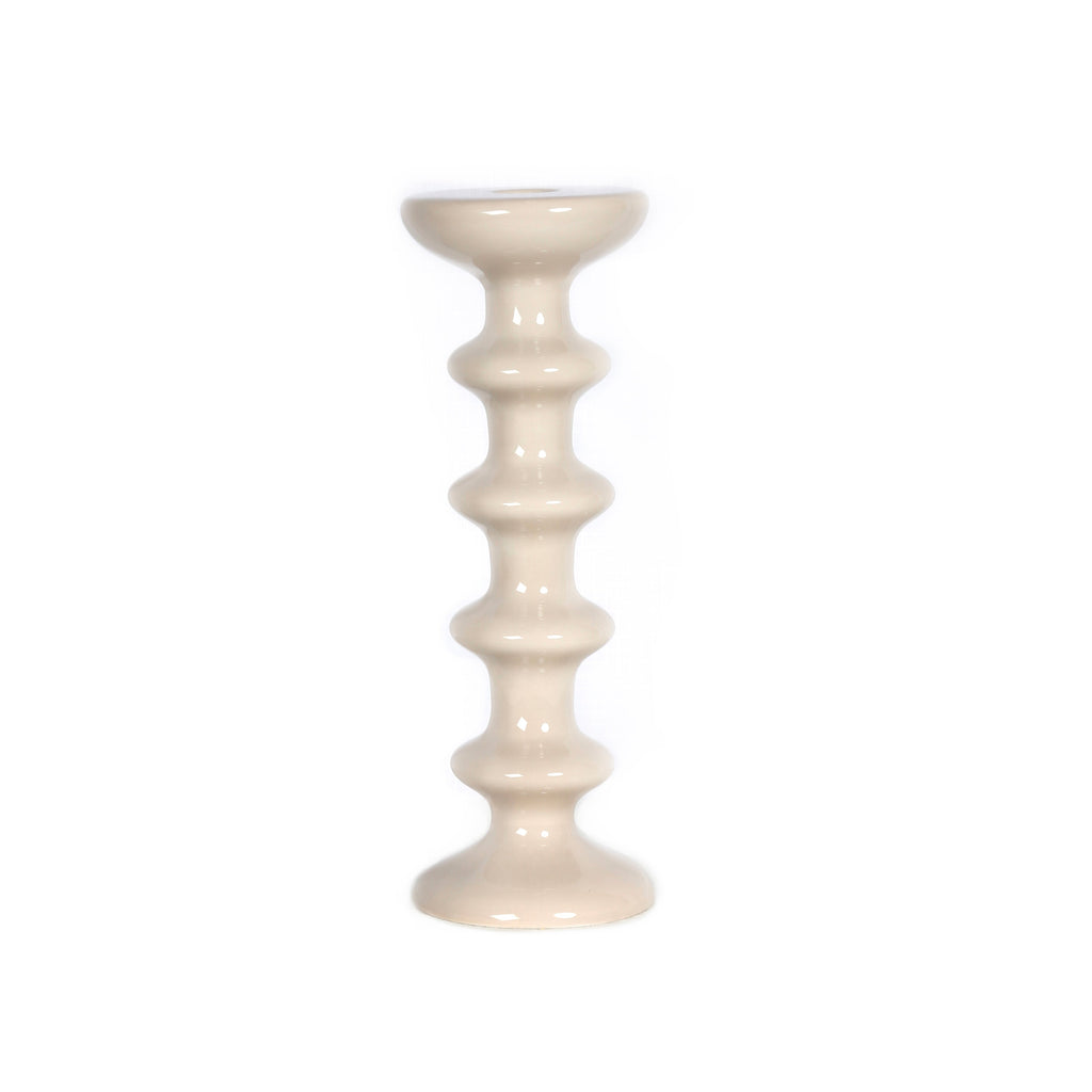 Slavic Candle Holder - Off White