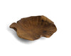 Lotus Leaf Organic Teak Wood Bowl Platter | Craft District Bali