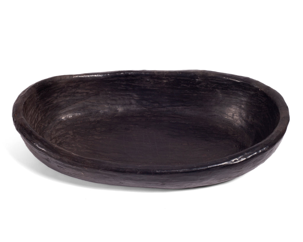 Black Berber Oval Plate | JF Reborn