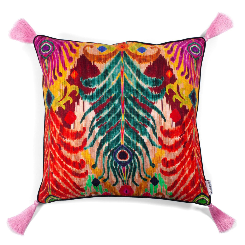 Peacock Cushion by Matthew Williamson | Les Ottomans