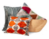 Silk Velvet Cushion N. 381 - Orange