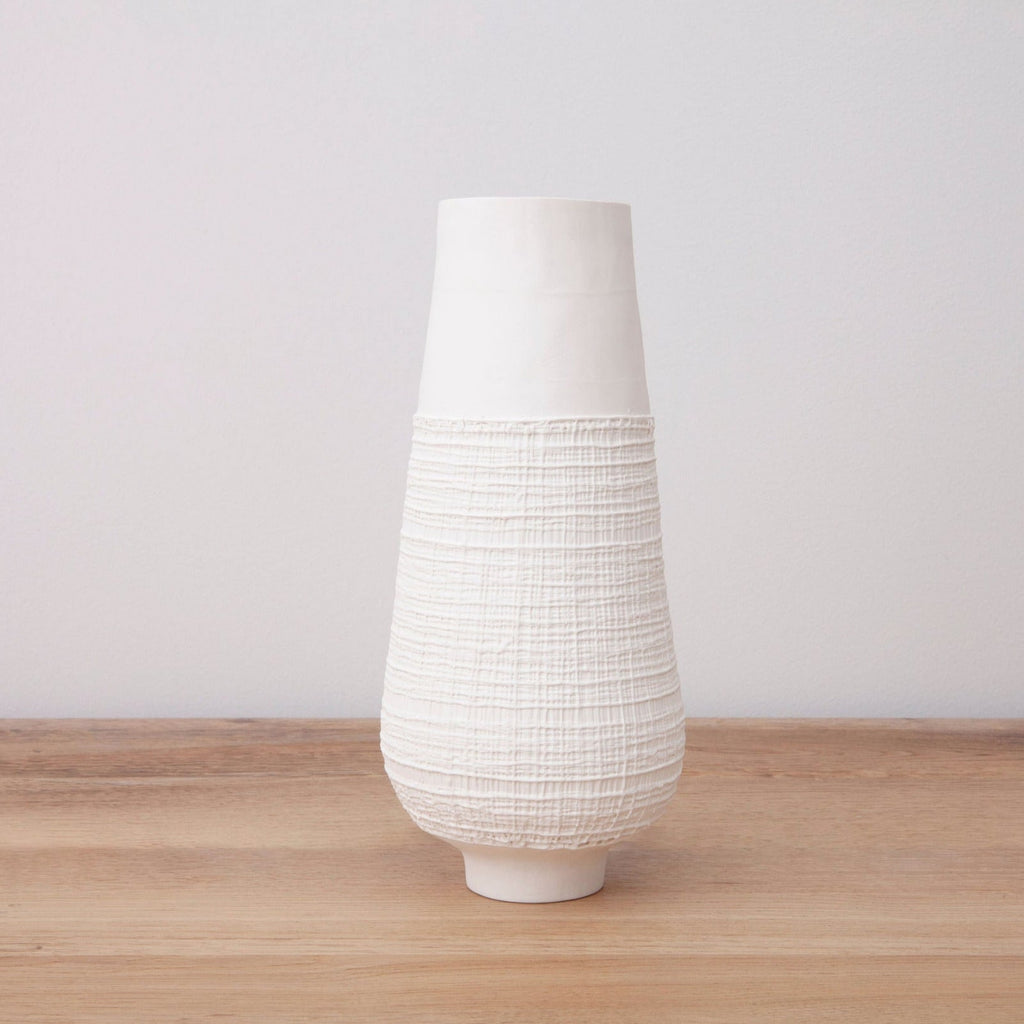 Coiled & Woven Vase - Tall