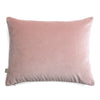 Pink velvet pillow by Lo Decor