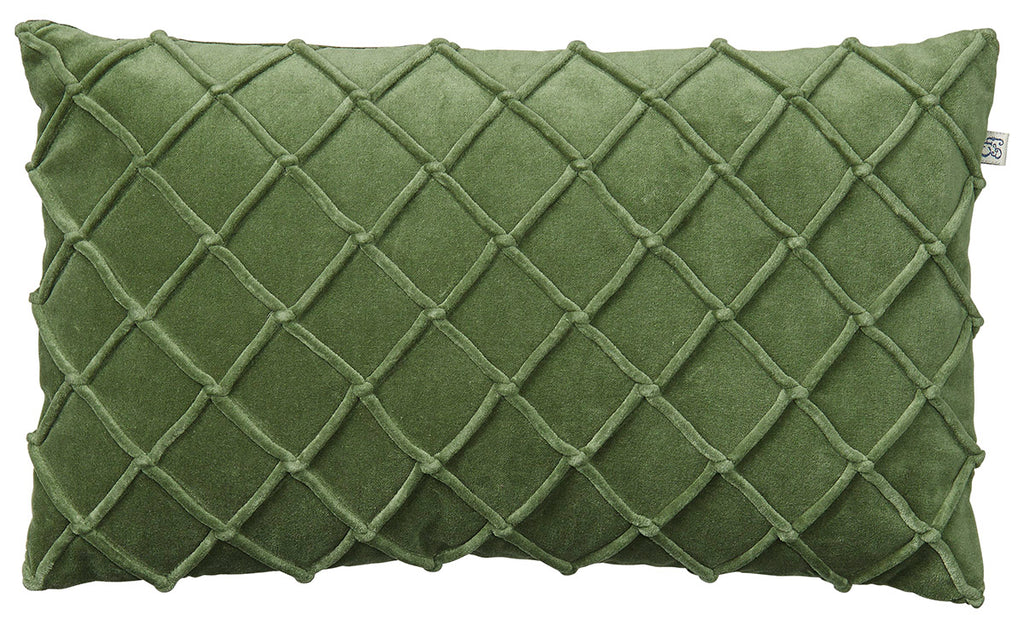 Chhatwal & Jonsson | Deva velvet cushion green