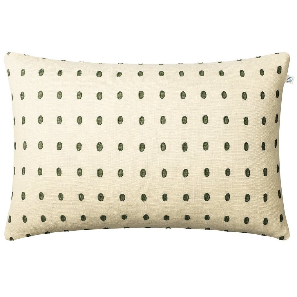 Drop Linen Cushion - Cactus Green SALE