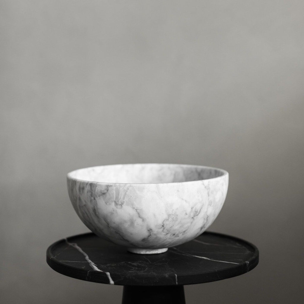 grey marble grande bowl at details by mr k