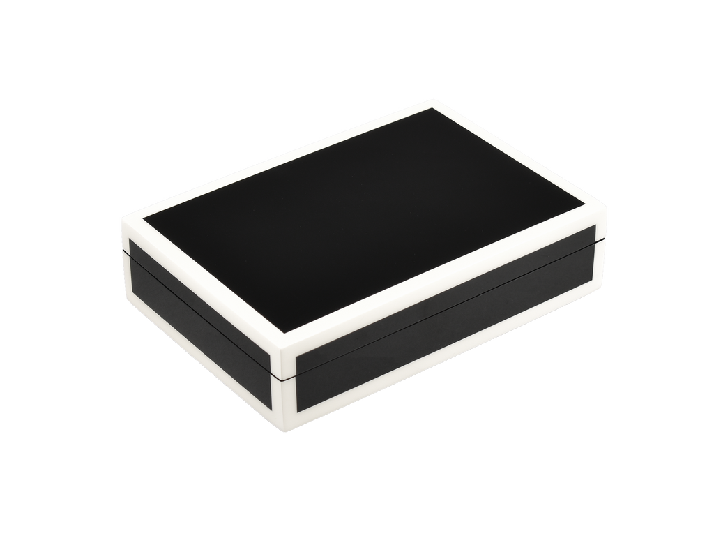 Lacquer Boxes - Black / White
