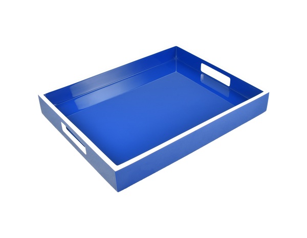 True Blue Lacquer Trays