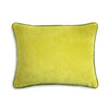 Velvet Cushion Acid Green | LO Decor