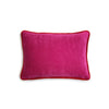 Velvet Pillow Fuscia & Red | LO Decor