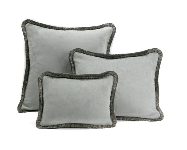 Happy Velvet Cushion Grey | LO Decor