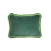 Happy Velvet Cushion Green | LO Decor