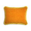 Happy Velvet Pillow Orange | LO Decor