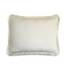 Happy Velvet Pillow Creme | LO Decor