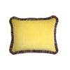 Happy Velvet Pillow Yellow | LO Decor