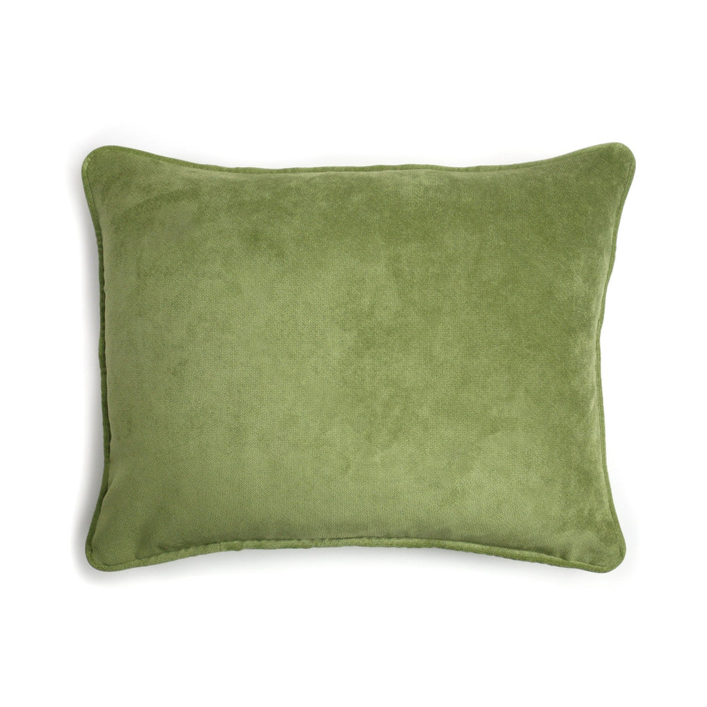 Pale Green Velvet Cushion | LO Decor