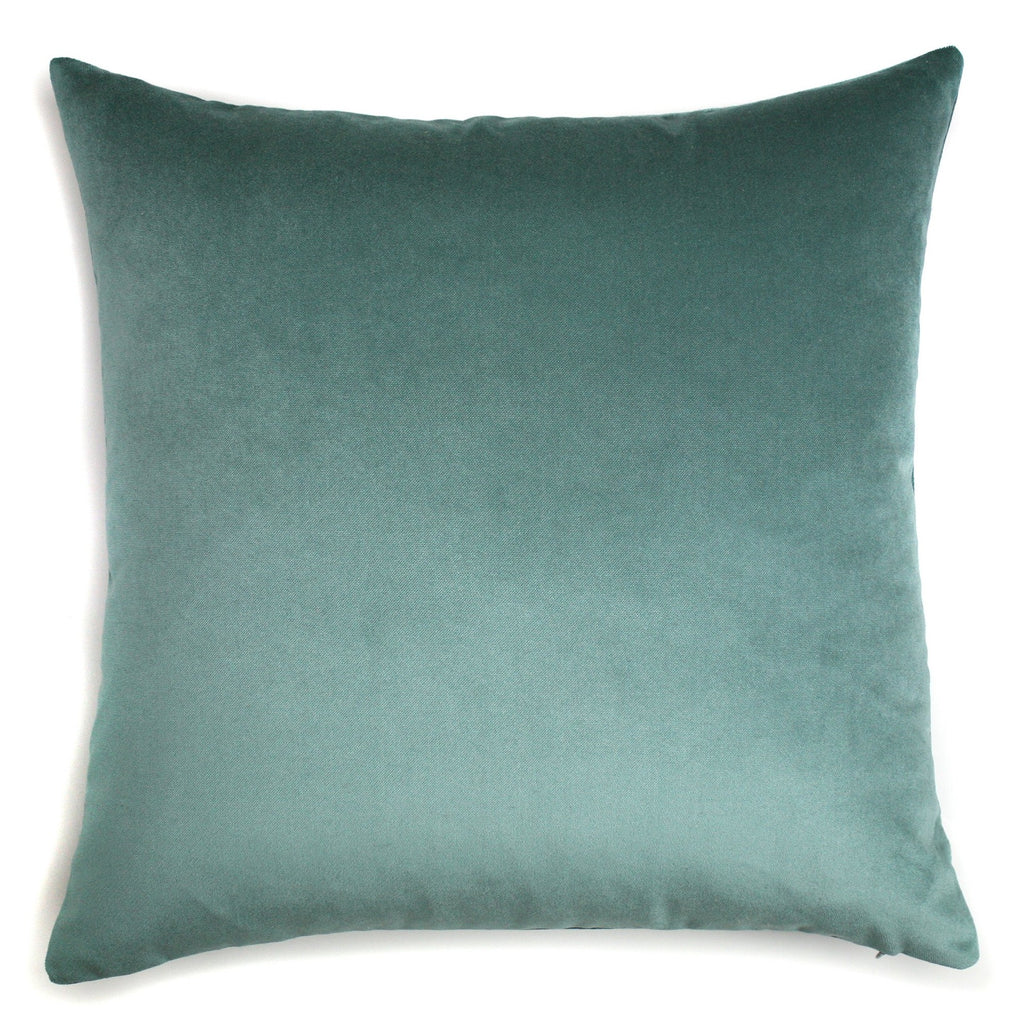 Micro Velvet Pillow Blue Green