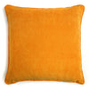 Orange Velvet Pillow | LO Decor