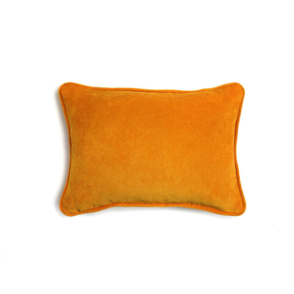 Orange Velvet Cushion | LO Decor