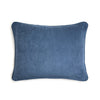 Steel Blue Velvet Pillow | LO Decor