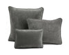 Velvet Cushion - Medium Grey