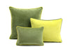 Frame Velvet Cushion Green | Lo Decor