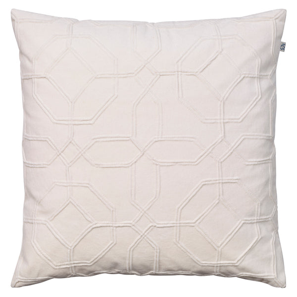 Chhatwal & Jonsson | Nandi Velvet cushion ivory