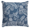 Chhatwal & Jonsson | Linen Paisley cushion blue