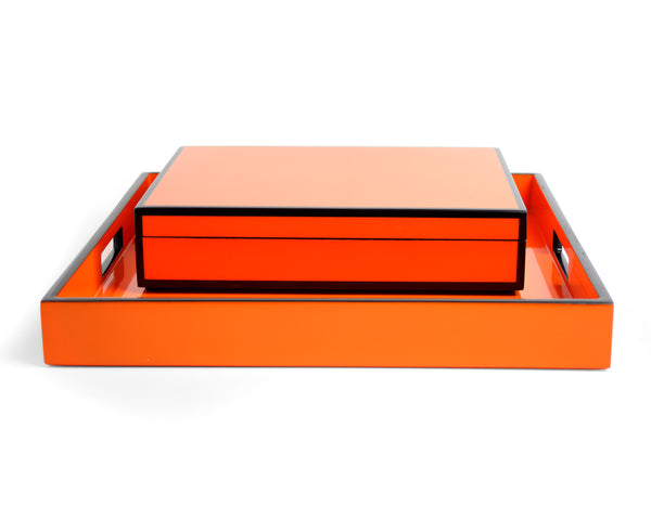 Lacquer Boxes - Orange