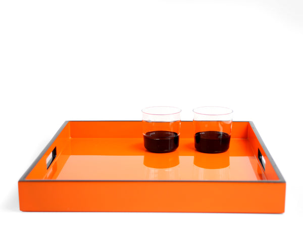 Lacquer Trays - Orange