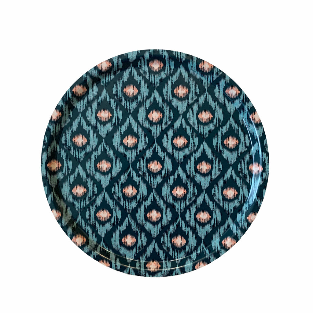 Ikat Wood Trays