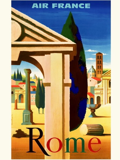 Poster - Air France Rome