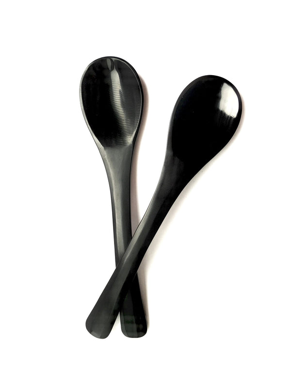 black large serving spoons