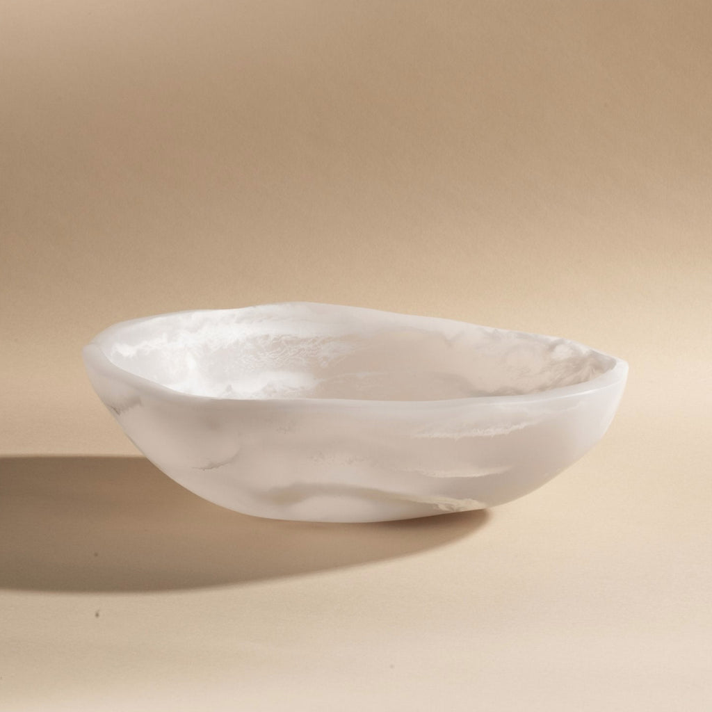 stone edge resin bowl