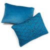 Blue Huipul Cushion 10 x 14 | Tone Textiles