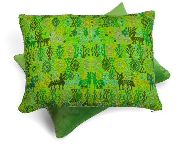 Coban Green Huipul Cushion SALE