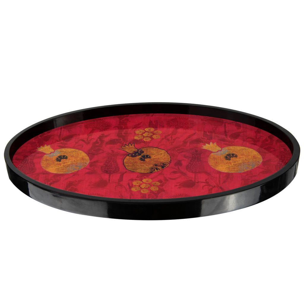 pomegranate lacquer tray by ortigia at detailsbymrk