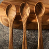 Olive Wood Spoon Set X 4