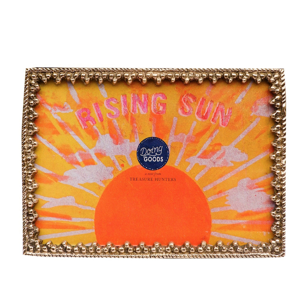 rising sun brass photo frame at detailsbymrk