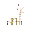 Brass candle holders & vase | Stoff Copenhagen