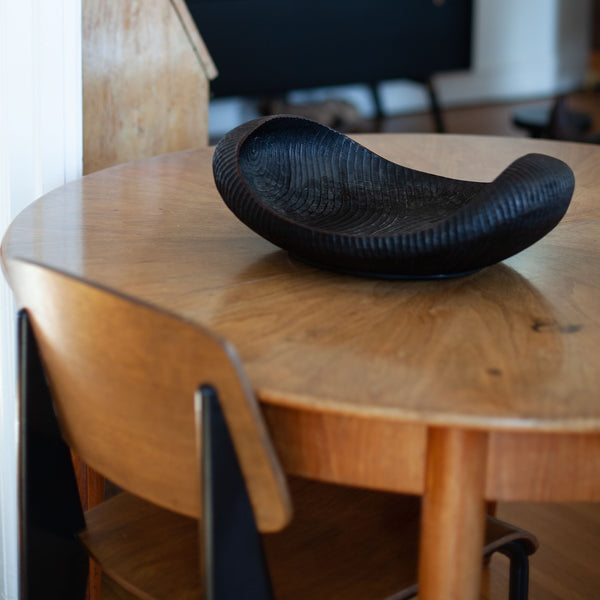 Wave Stripes Bowl - Black