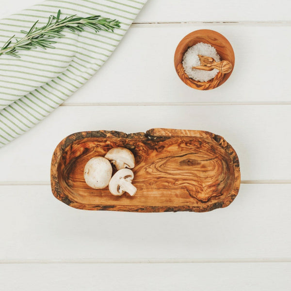 olive wood rustic bowl at details by mr k