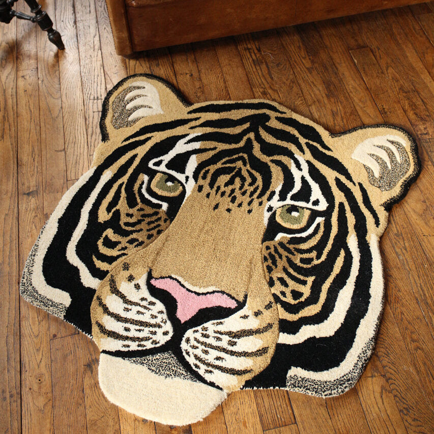 Rajah Tiger Head Rug / Doing Goods