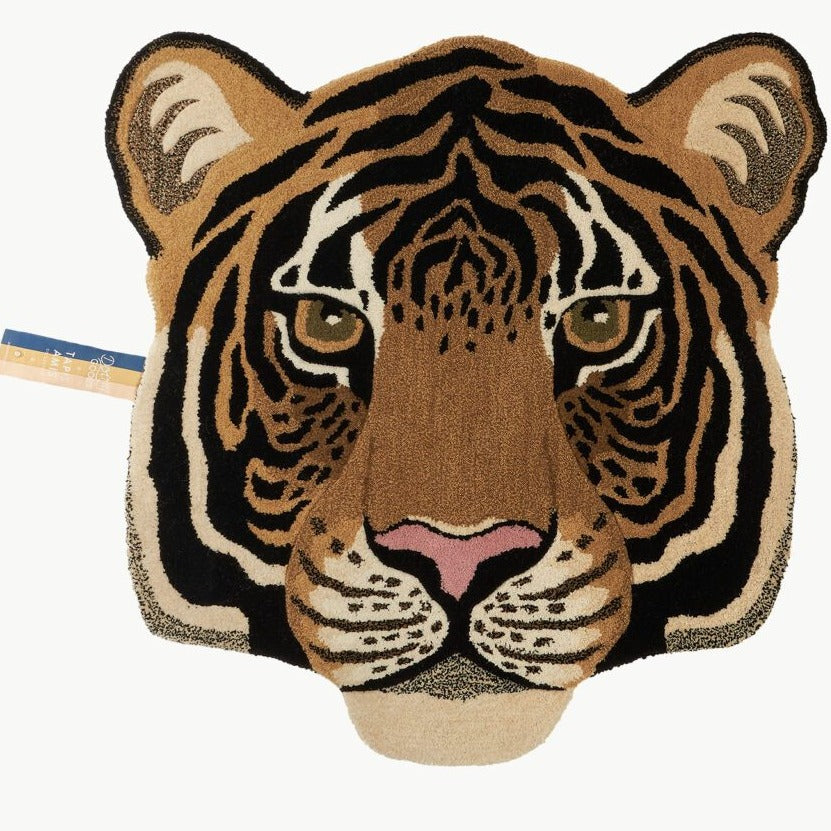 rajah tiger head rug at details by mr k